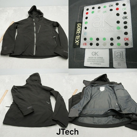 Burton AK 3L Static Gore-Tex Jacket Women Small Black Waterproof Hooded Full Zip - Picture 1 of 16